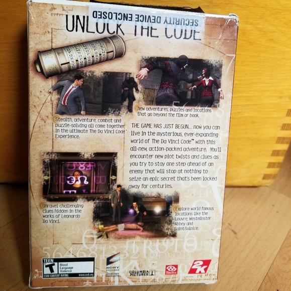 DaVinci Code Game for Xbox/PS2/PC - Picture 2 of 2